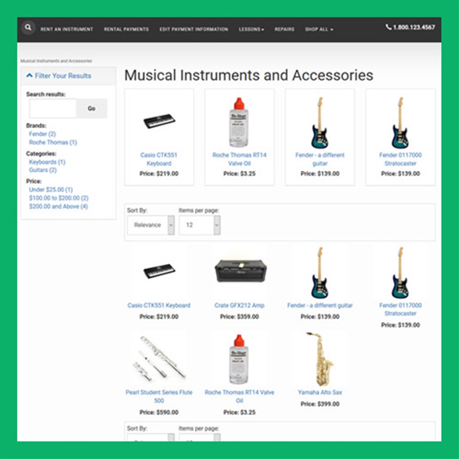 Category Page Featured Products